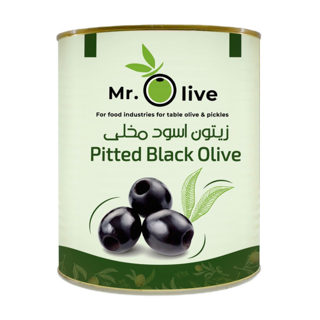 Маслины Mr Olive без Косточки 3,1кг Сухой Вес 1,56кг ж/б
