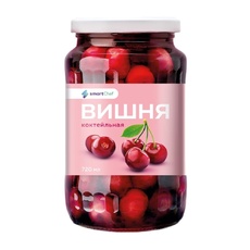 Вишня Коктейльная Smart Chef без Косточки с Черенком 720мл ст/б