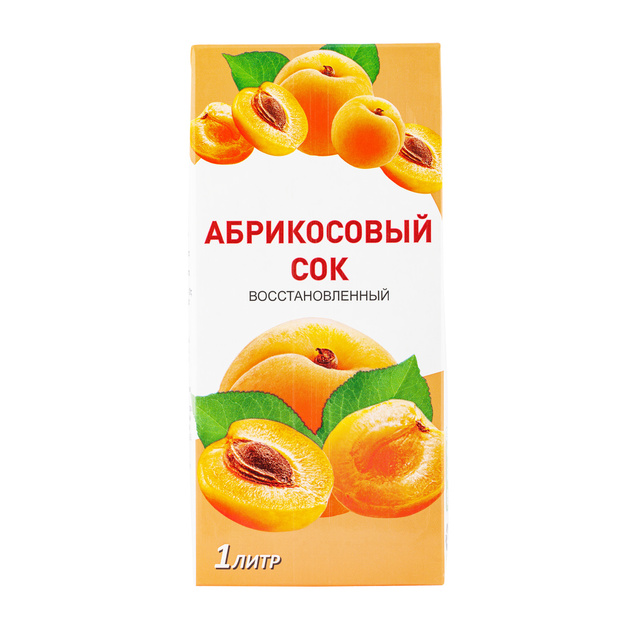 Сок абрикосовый ГОСТ - 1 л