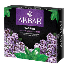 Чай Черный Akbar с Чабрецом 100*1,5г