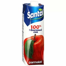 Сок яблочный «SANTAL» - 1 л
