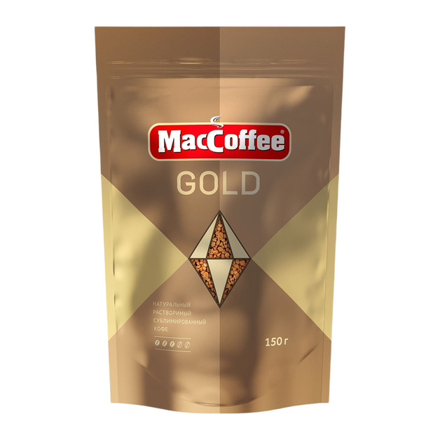Кофе Растворимый MacCoffee Gold Сублимированный 150г