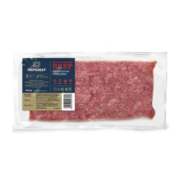 Фарш из Мраморной Говядины Замороженный Праймбиф 70/30 2кг