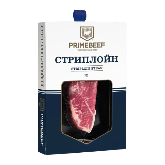 Стейк Стриплойн из Мраморной Говядины Primebeef Охл 300г п/у