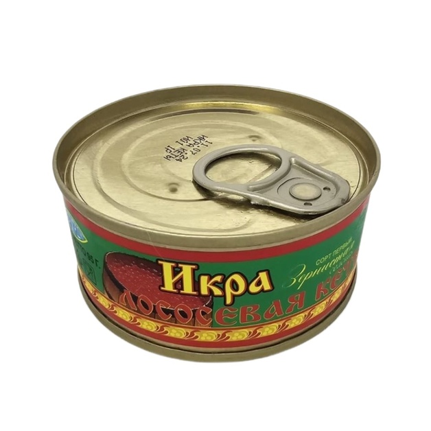 Икра Лососевая Кеты Зернистая Соленая 95г ж/б