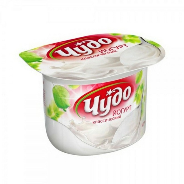 Йогурт «Чудо» 3,2% классический - 125 г