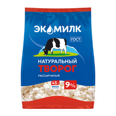 Творог Экомилк Рассыпчатый 9% 280г