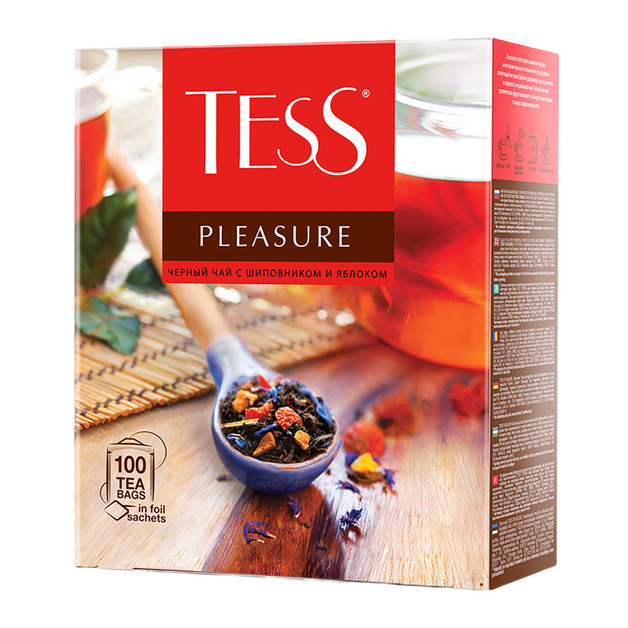 Чай Черный Tess Pleasure 100 Пакетиков