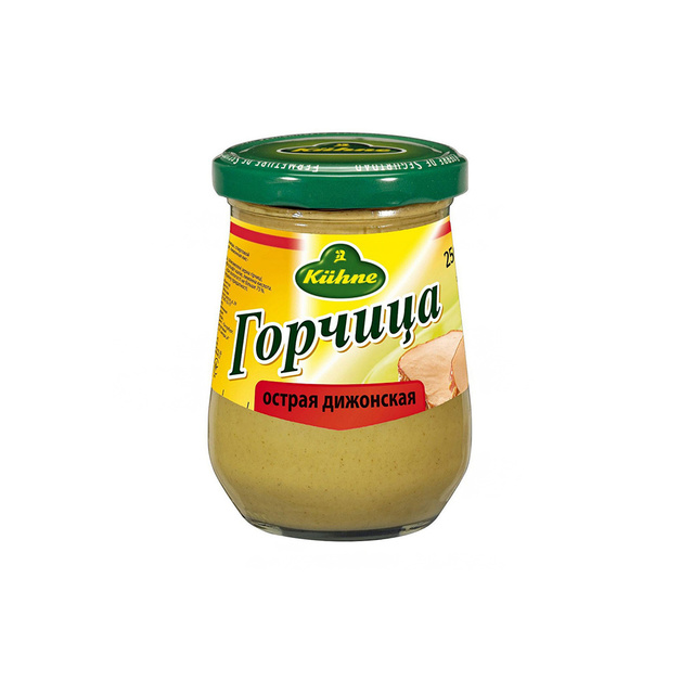 Горчица Kuhne Острая Дижонская 250г Стекло