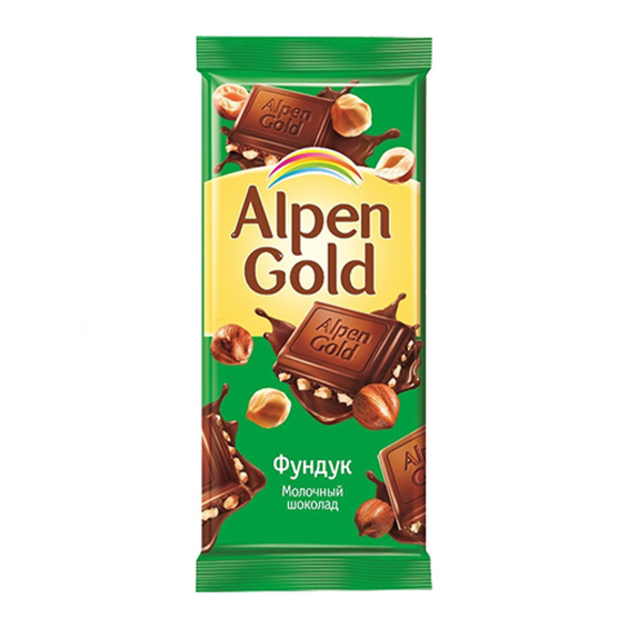 Шоколад «Alpen Gold» цельный орех - 85 г