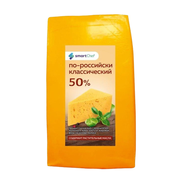 Продукт Сычужный Smart Chef по-Российски ЗМЖ 50% 5кг