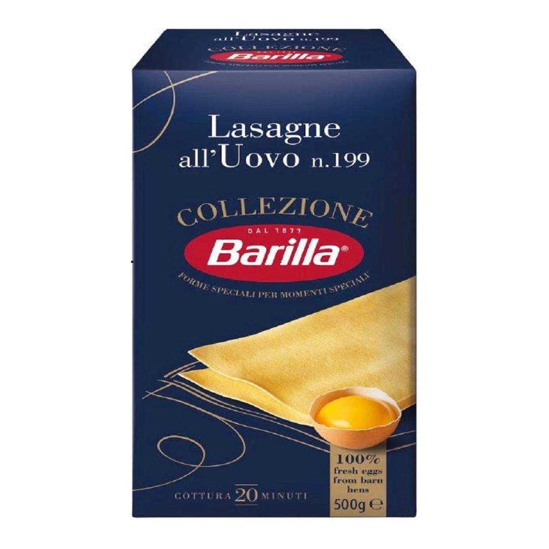 Купить Макаронные изделия Лазанья яичная «Barilla» - 500 г с доставкой в  Москве