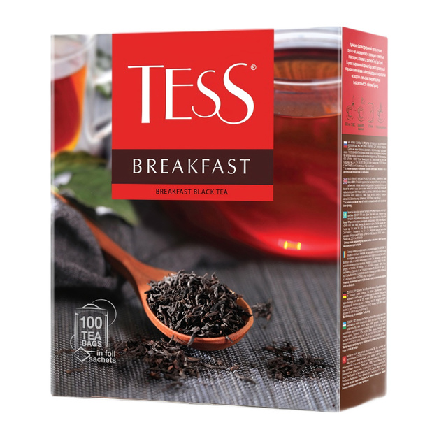 Чай Черный Tess Breakfast 100*1,8г с/я