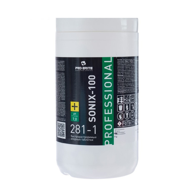 Таблетки Дезинфицирующие Sonix 100 на Основе Хлора 1кг