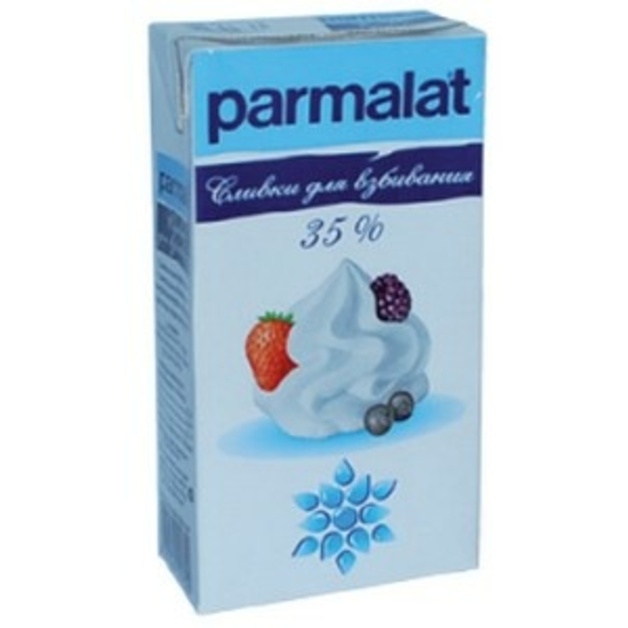 Сливки «Parmalat» 35% стерилизованные - 500 мл