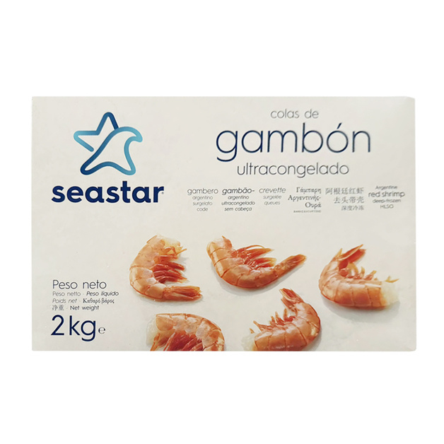 Креветки Красные Аргентинские без Головы Achernar S.a.s с/м С1 30/55 2кг