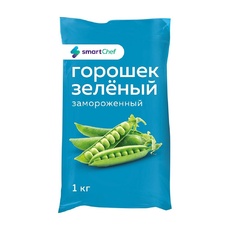 Горошек Зеленый Smart Chef Замороженный 1кг