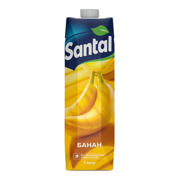 Нектар Santal Банановый 1л