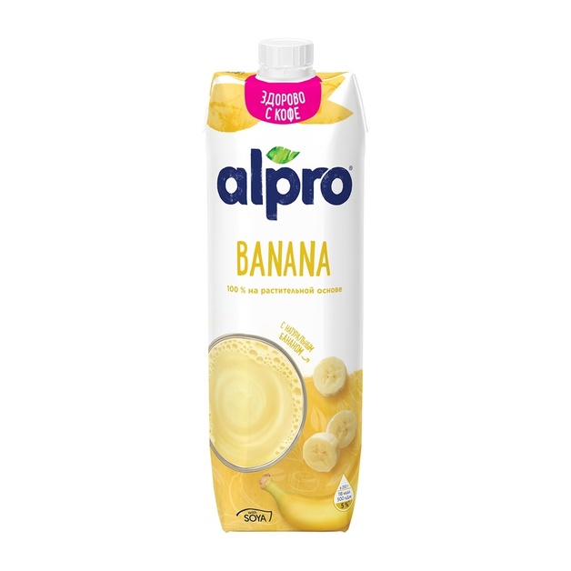 Напиток соево-банановый обогащенный кальцием «Alpro» - 1 л