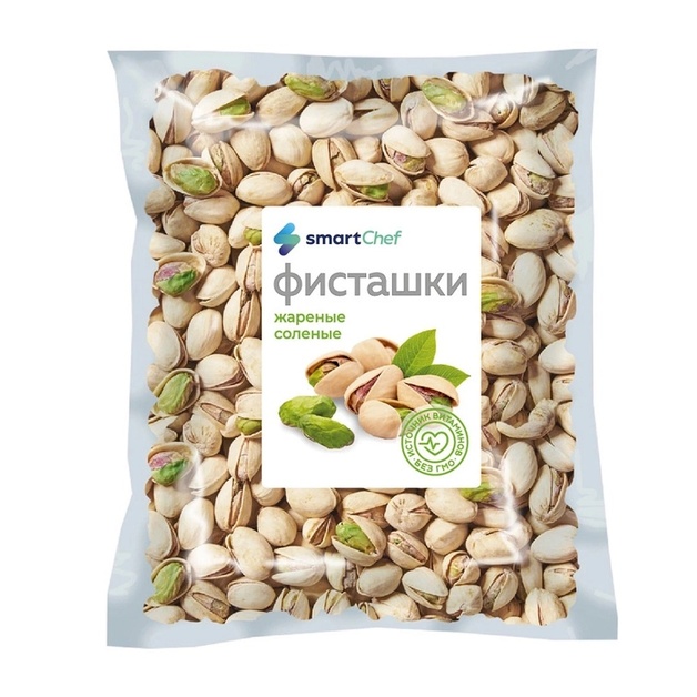 Фисташки Smart Chef Жареные Соленые 500г