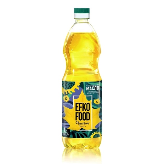 Масло Подсолнечное Efko Food Professional Рафинированное 1л