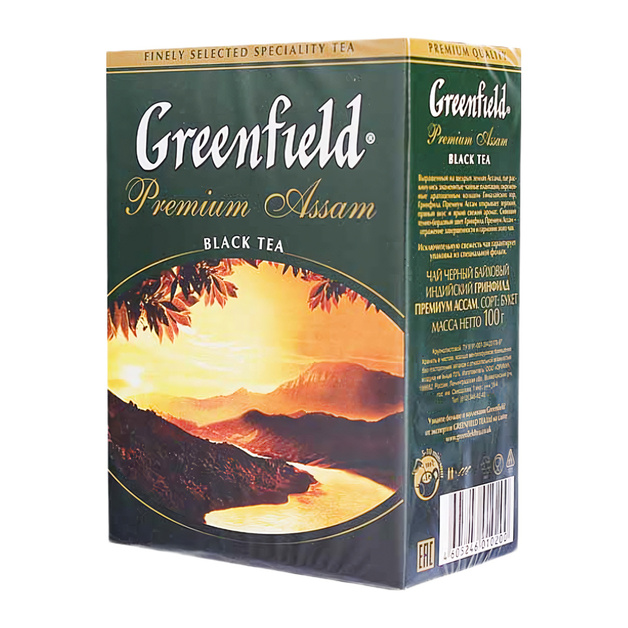 Чай Черный Greenfield Premium Assam 100г