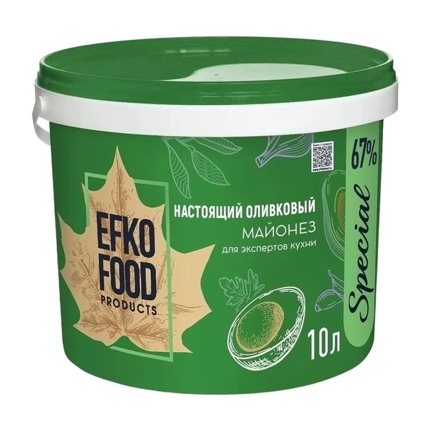 Майонез Efko Food Special Оливковый 67% 10л