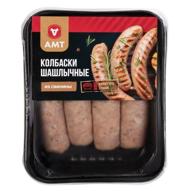 Колбаски АМТ Шашлычные из Свинины 400г