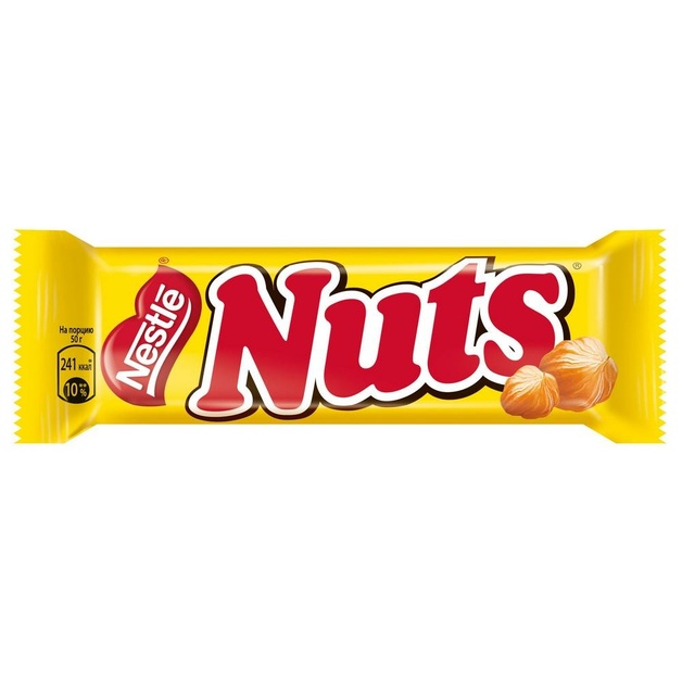 Шоколадный батончик Nuts 50 гр