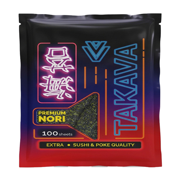 Водоросли Сушеные Нори Takava Premium 100 Листов