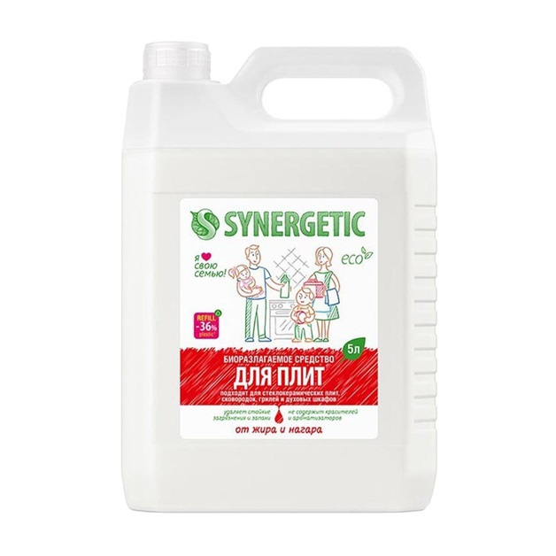 Средство Чистящее Synergetic для Плит 5л