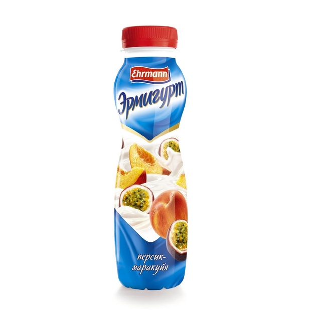 Йогурт питьевой Персик-Маракуйя 1,2% «Эрмигурт» - 290 г