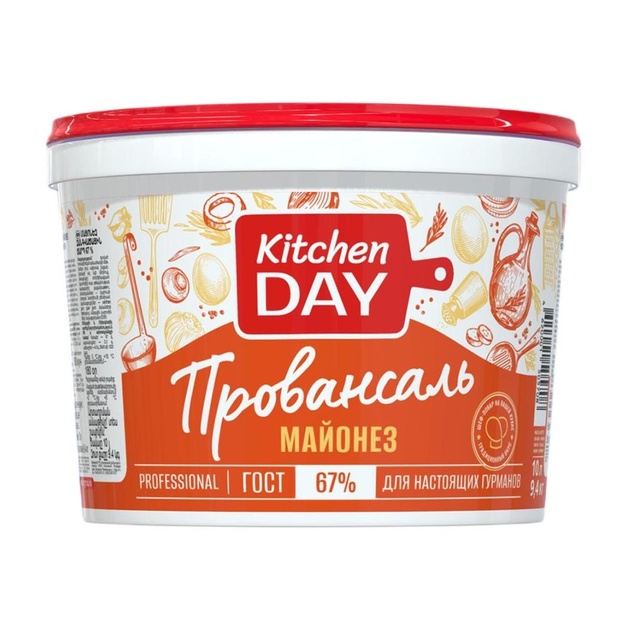 Майонез Kitchen Day Провансаль 67% 9,4кг