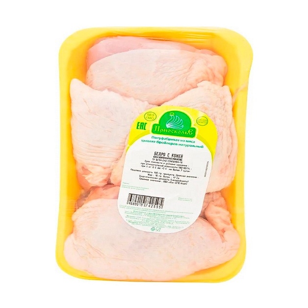Бедро Куриное Приосколье с Кожей Замороженное 1кг