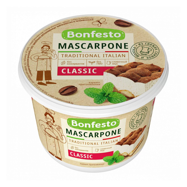 Сыр Bonfesto Маскарпоне 78% 500г