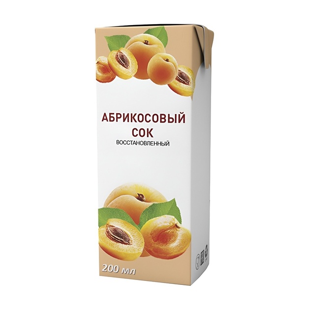 Сок Абрикосовый ГОСТ МУП 200мл
