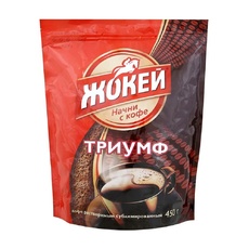 Кофе Растворимый Жокей Триумф Сублимированный 450г