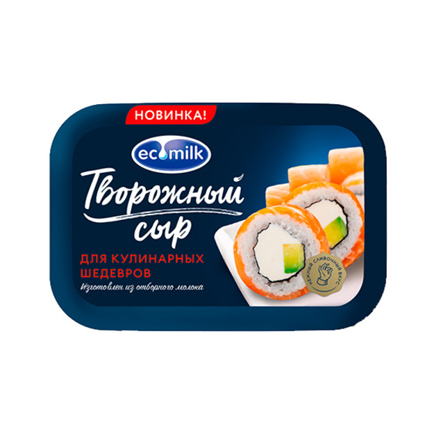 Сыр творожный «Экомилк» 60% - 400 г
