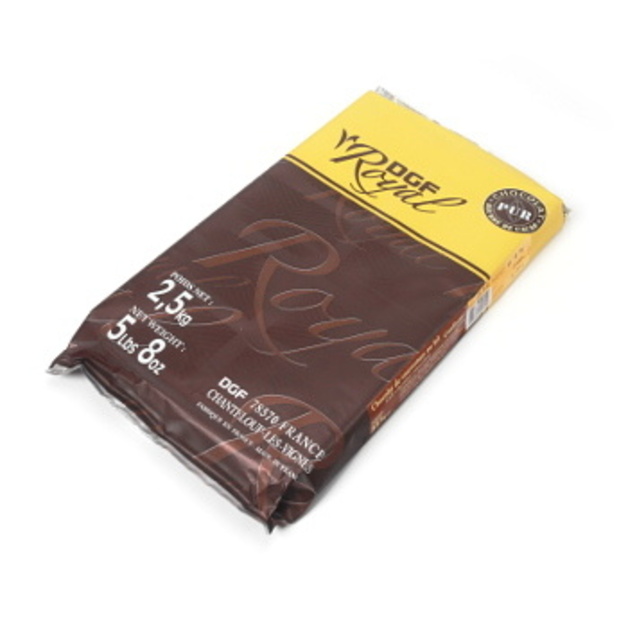 Шоколад молочный (блок) 35% DGF Royal 2,5 кг