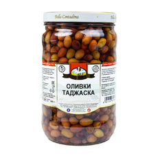 Оливки Таджаска Bella Contadina с Косточкой 1,7л Сух. Вес 950г