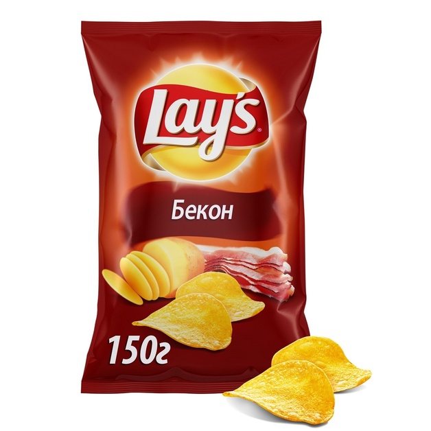 Чипсы Lays Бекон 150 гр