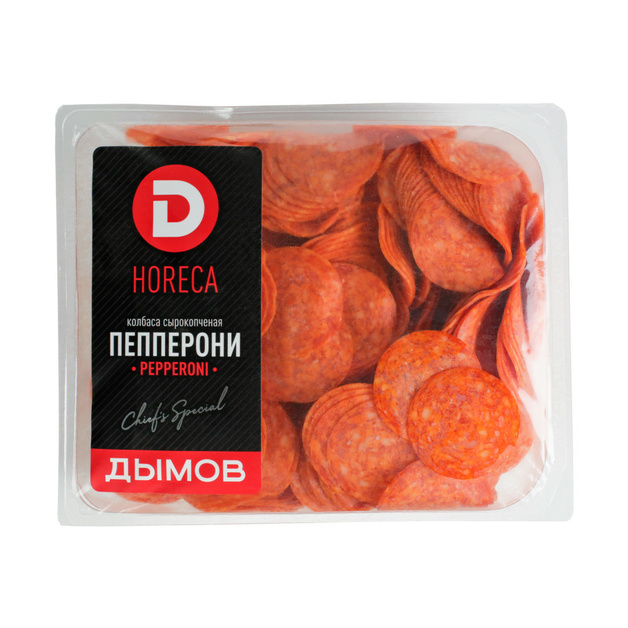 Колбаса Сырокопченая Дымов Пепперони Нарезка 1кг