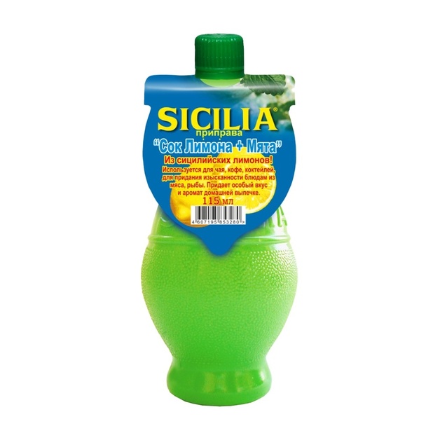 Сок Лимона Sicilia с Мятой 115мл