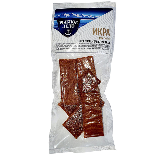 Икра сазана солёно-сушёная «Рыбное Дело» - 50 г