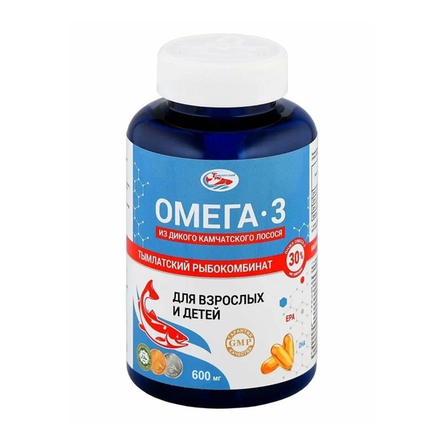 Омега 3 из Дикого Камчатского Лосося 600мг 240шт