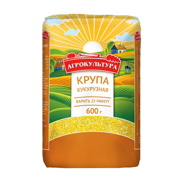 Крупа Кукурузная Агрокультура 600г
