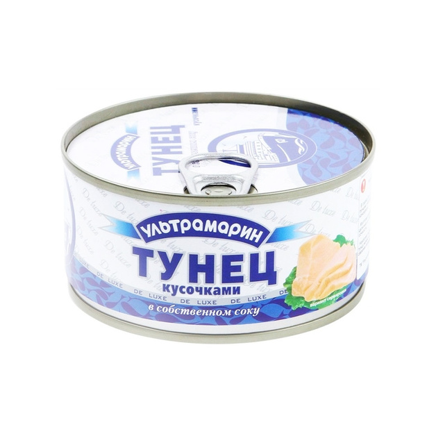 Тунец кусочками «Ультрамарин» - 185 г