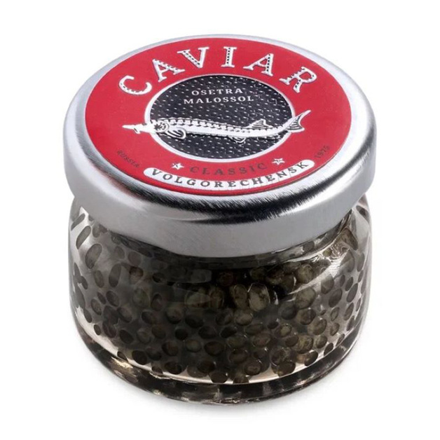 Икра Сибирского Осетра Черная Classic 25г Стекло