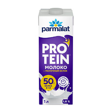 Молоко Parmalat Protein Молочный Белок Безлактозное 1,8% 1л