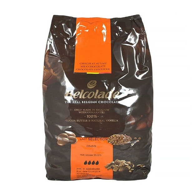Шоколад Молочный Лэ Селексьен 35% Бельгия Пуратос 1кг